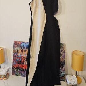 Sleeveless Cut-Out Side Slit Dress